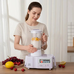 Mr Light 4-in-1 Multifunctional Juicer & Blender 400W with 1L Blender Jar, 150g Meat Mincer, 50g Dry Mill, Stainless Steel Blades, Pulse Control & Overheat Protection