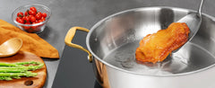 Stainless Steel Multipurpose Steaming & Soup Pot with Tight Lid & Steam Rack
