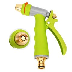 Rocky Mountain 20M Professional Garden Hose Set with Adjustable Spray Gun, 3 Spray Patterns, Quick Connect Fittings & Rubber Tap Adapter