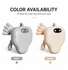 4D Bionic Hand Kneading Neck & Shoulder Massager with Hot Compress Heat Therapy, 3 Massage Modes, Soft Silicone Massage Fingers, 15-Minute Auto Shut-Off, Ergonomic Wearable Design, Low-Noise Operation & Type-C Rechargeable Multi-Body Massage Device