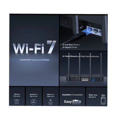 Mercusys BE3600 Dual Band Wi-Fi 7 Router Product SKU: