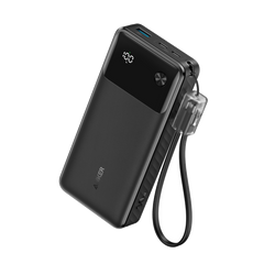 Anker Power Bank Powercore 20000mAh 30W Portable Charger with USB C Cable Lanyard Black