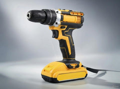Cordless Impact Drill Driver Kit with 25+3 Torque Settings, 2-Speed Control, 10mm Keyless Chuck, Forward & Reverse, LED Work Light & Complete Accessories
