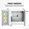 iCUE 4000X RGB Tempered Glass Mid-Tower ATX Case — White