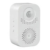 Motion Sensor Activated Voice Reminder Doorbell with Custom Recording, Automatic Welcome Announcements, Infrared Detection & USB/Battery Power Supply