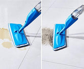 Portable 360° Microfiber Water Spraying Flat Sweeper Mop for Floor Cleaning