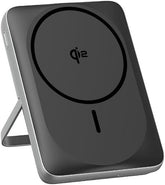 RAVPower 10000mAh Magnetic Power Bank, 20W PD Fast Charging, 15W Qi2 Wireless Charger, Ultra Slim Portable Charger with Foldable Kickstand, Compatible iPhone, PB1217