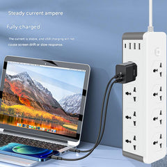 3000W Power Strip Extension with 8 Universal Outlets, 3.1A USB & Type-C Ports, Overload, Surge & Short Circuit Protection for Home & Office - 2 Metres Length