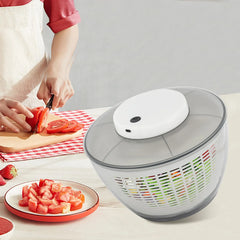 Premium 4.75L Electric Salad Spinner & Vegetable Dryer with 6W Motor, USB Type-C Charging & 1500mAh Battery
