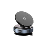 360° Rotatable Magnetic Phone Holder with Strong Vacuum Suction Cup & Universal Compatibility for Car, Desk & Gym