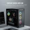 5000D AIRFLOW Tempered Glass Mid-Tower ATX PC Case — Black