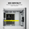 5000D AIRFLOW Tempered Glass Mid-Tower ATX PC Case — White