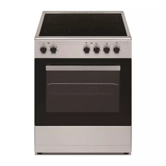 Wansa 4 Ceramic Burners Electric Cooker, 60x60cm, WCT6040041X - Stainless Steel