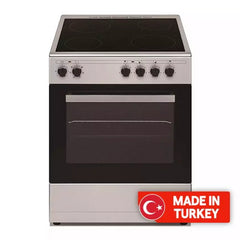 Wansa 4 Ceramic Burners Electric Cooker, 60x60cm, WCT6040041X - Stainless Steel