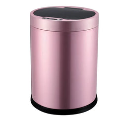 12L Automatic Smart Sensor Trash Can with Infrared Motion Detection, 360° Touch Sensor, 5-Second Auto Close, USB Rechargeable & Removable Inner Bucket