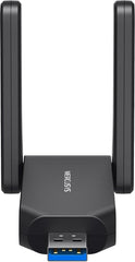 Mercusys MA72XH WiFi Adapter for PC, Wi-Fi 6 AX1800 Dual Band, 2 High Performance Antennas, USB 3.0, WPA3, MU-MIMO, Compatible with Windows 11/10