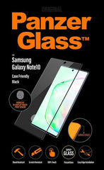PanzerGlass Case Friendly Ultra-Clear Tempered Glass Screen Protector for Samsung Galaxy Note 10 with 9H Hardness, Edge-to-Edge Protection and Black Frame