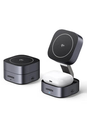 UGREEN 2-in-1 Magnetic Wireless Charger35316 15W (Space Grey)