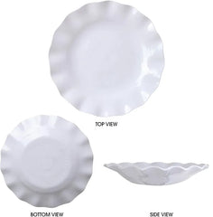 Opal Luxurious 12-Piece Glassware Dessert Plates Set