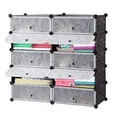 Multipurpose Shoe and Clothing Storage Cabinet Organizer with Modern Design