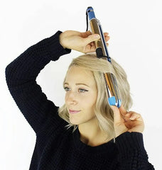 Sokany Titanium Max Hair Straightener - Professional 2-in-1 Straightening and Curling Iron with MCH Heater and LED Display