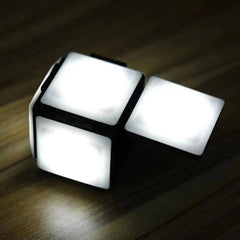 Rubik's Cube Energy Saving Lamp with Adjustable LED Light Panels