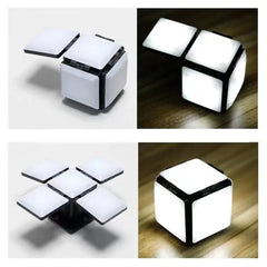Rubik's Cube Energy Saving Lamp with Adjustable LED Light Panels