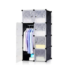 8 Cube Multipurpose Waterproof Wardrobe Metallic Wire Storage Organiser