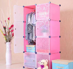 8 Cube Multipurpose Waterproof Wardrobe Metallic Wire Storage Organiser