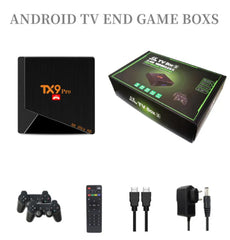 Ultimate 4K Android TV Game Box - 2-in-1 Smart Console & Gamepad with 9000+ Games