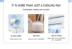 35L Air Cooler with Triple-Speed Adjustable Fan and 5000m³/h Airflow