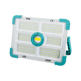 200W Detachable LED Solar Projection Lamp with Remote Controller - Outdoor Lighting for Gardens, Streets, and More