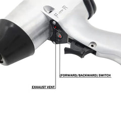 Pneumatic Air Impact Wrench Tool 1/2 Inch With Complete Kit