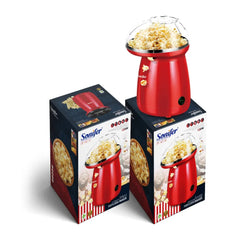 Sonifer 1200W Mini Portable Hot Air Oil Free Popcorn Maker Machine