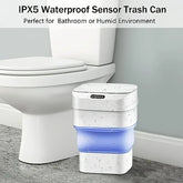 Smart Sensor Folding Trash Can with Induction Opening - 8L - Assorted Colors