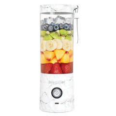 Blendjet V2 Portable Blender 16oz, Smoothie Maker, Fruit Blender, BPA-Free, 475ml, 200W, Sports Bottle, USB-C Rechargeable - White Marble
