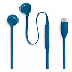 JBL Tune 305 USB-C Wired In-Ear Earphones, JBLT305CBLU – Blue