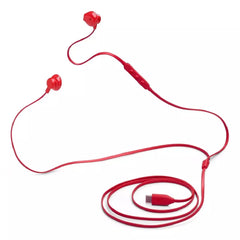JBL Tune 305 USB-C Wired In-Ear Earphones, JBLT305CRED – Red