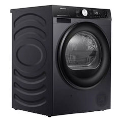 Hisense Heat Pump Dryer, 9kg Capacity,Wifi connectlife app, DH3S902BT - Grey