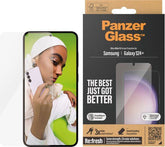 PanzerGlass Ultra-Wide Fit Tempered Glass Screen Protector for Samsung Galaxy S24 Plus with Drop Protection, Shockproof & Scratch Resistant Protection