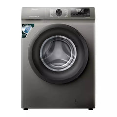 Hisense 8kg Front Load Washing Machine, 15 Programs, 1200RPM, A+++, WFQP8012JT/S - Grey