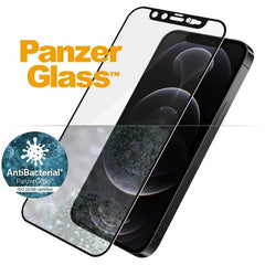 PanzerGlass Edge-to-Edge HD Screen Protector for Apple iPhone 12 and 12 Pro with CamSlider™, Antibacterial Coating, 9H Tempered Glass and Full-Adhesive Protection