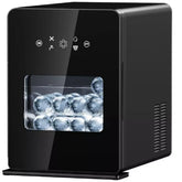 Automatic Sphere Ice Maker with 150 PCS/24H Output, 45 PCS Storage, 1.6L Water Reservoir, LCD Control, 3-Minute Self-Cleaning & Dual Water Filling