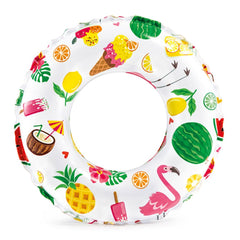 INTEX Lively Print Inflatable Swim Rings (51cm)