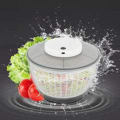Premium 4.75L Electric Salad Spinner & Vegetable Dryer with 6W Motor, USB Type-C Charging & 1500mAh Battery