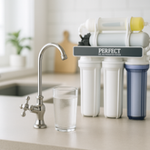 PERFECT RO Water Filtration & Purifier System with 6-Stage Reverse Osmosis, 75GPD Membrane & Mineral Boost for Clean, Healthy, Great-Tasting Drinking Water