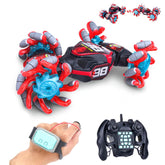 Portable Twist Car Toy with Gesture & Remote Control, Music, 360° Rotation & Rechargeable Battery
