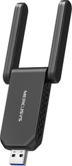 Mercusys MA72XH WiFi Adapter for PC, Wi-Fi 6 AX1800 Dual Band, 2 High Performance Antennas, USB 3.0, WPA3, MU-MIMO, Compatible with Windows 11/10