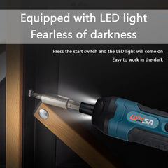 Longsa 36-in-1 Rechargeable Screwdriver Set with Battery, 3 Torque Levels, LED Indicator, Precision Bits & Carry Case - Open Box / New Product