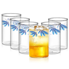 Borosil Vision Premium Borosilicate Glass Drinking Tumblers Set of 6 - 295 ml (Twilight)